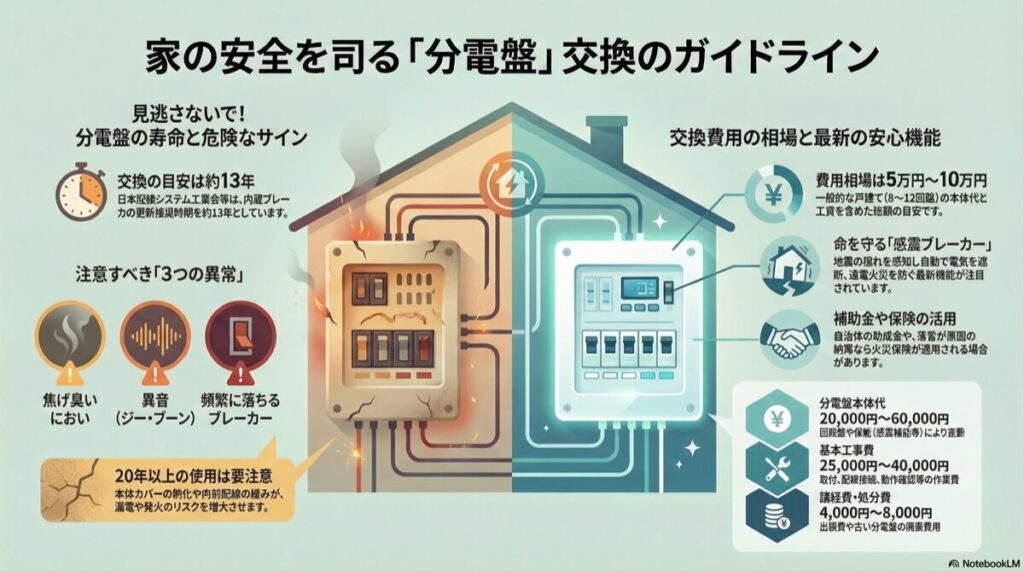 家の安全を司る「分電盤」交換のガイドライン