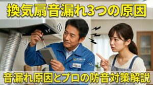 換気扇からの音漏れを防ぐには?ご近所トラブルを避ける防音対策